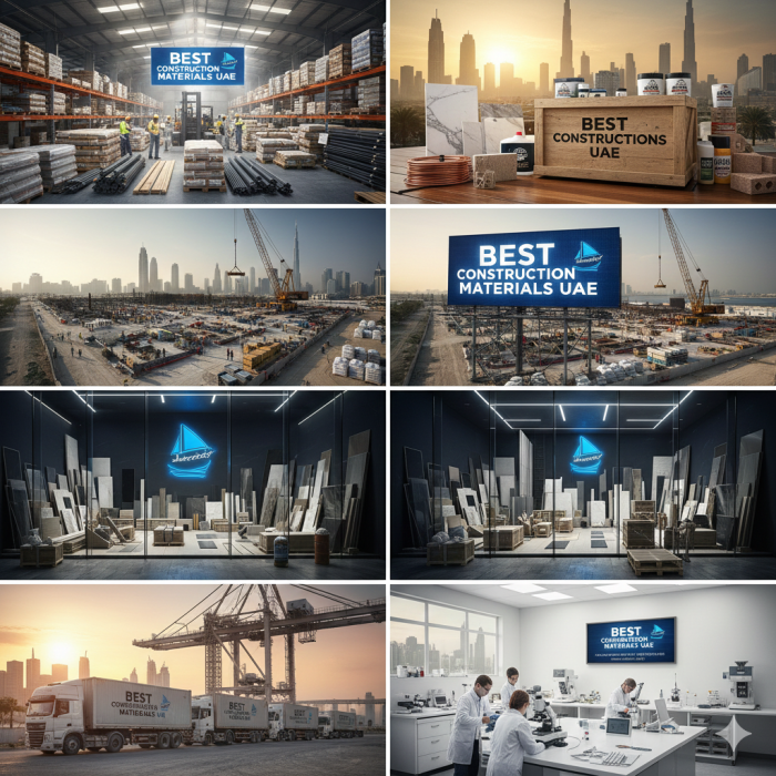 Best Construction Materials in UAE — Quality, Strength & Reliability for Every Project