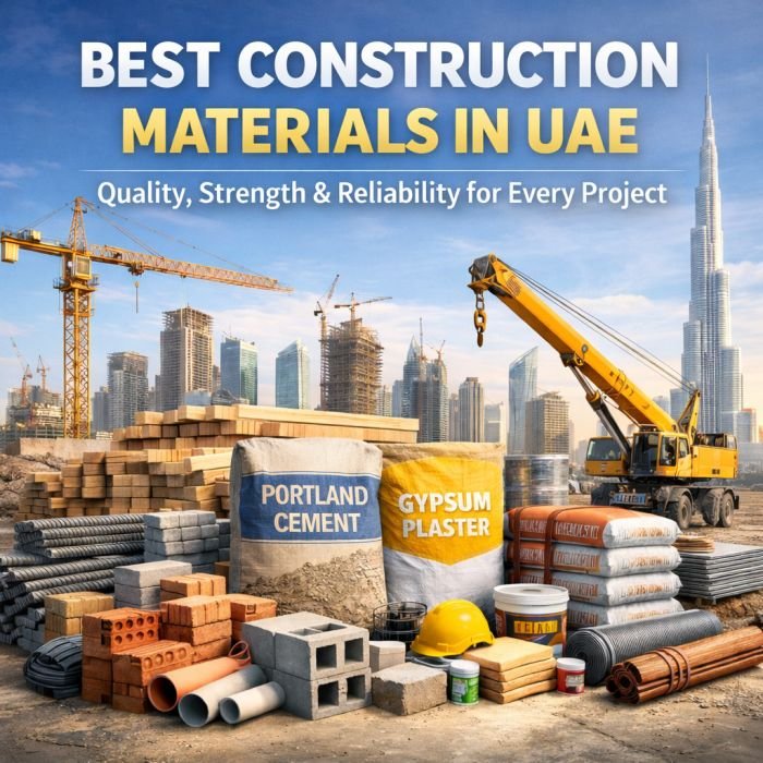Best Construction Materials in UAE — Quality, Strength & Reliability for Every Project