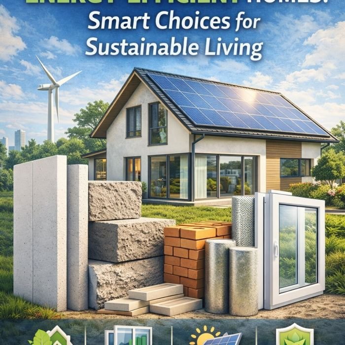 Best Materials for Energy-Efficient Homes: Smart Choices for Sustainable Living