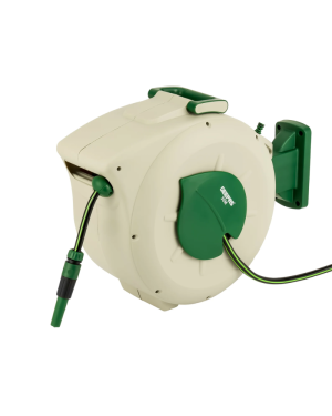 Geepas 30M Auto Rewind Hose Reel – Heavy Duty Garden Water Hose