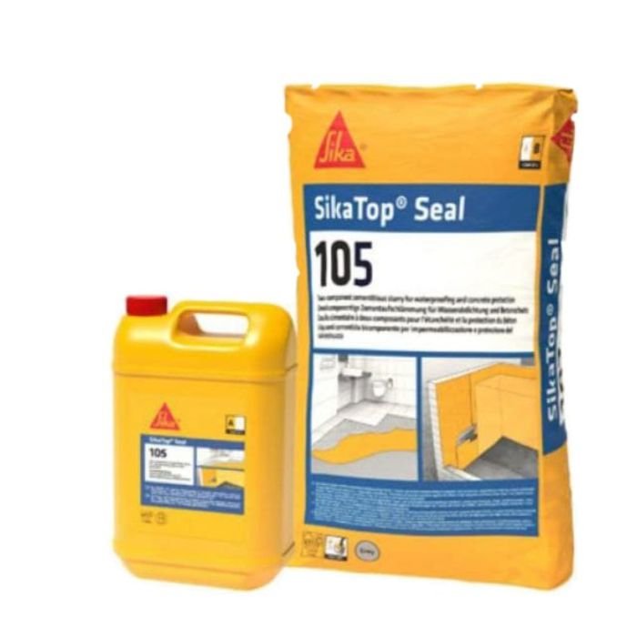 SikaTop® Seal-105 Cementitious Slurry for Waterproofing & Concrete Protection 25 KG Kit