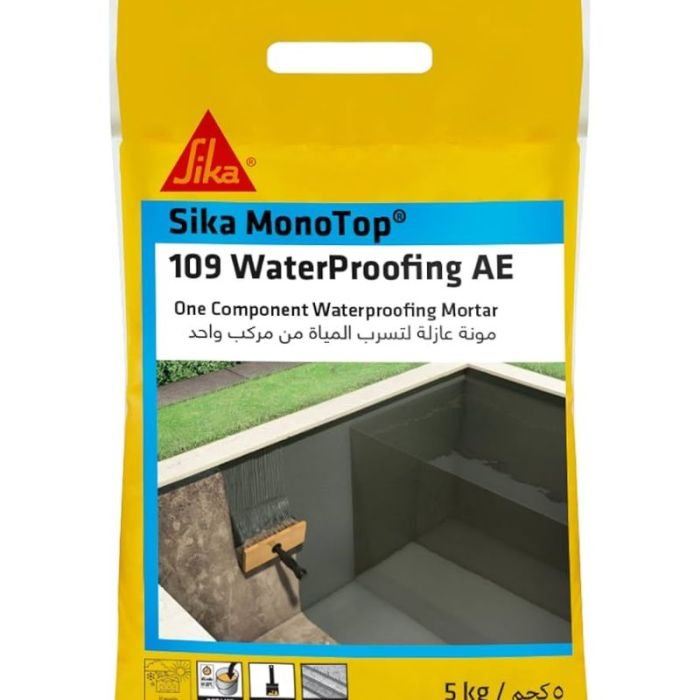 Sika MonoTop®-109 WaterProofing AE – Cementitious Waterproofing Mortar 5KG Kit