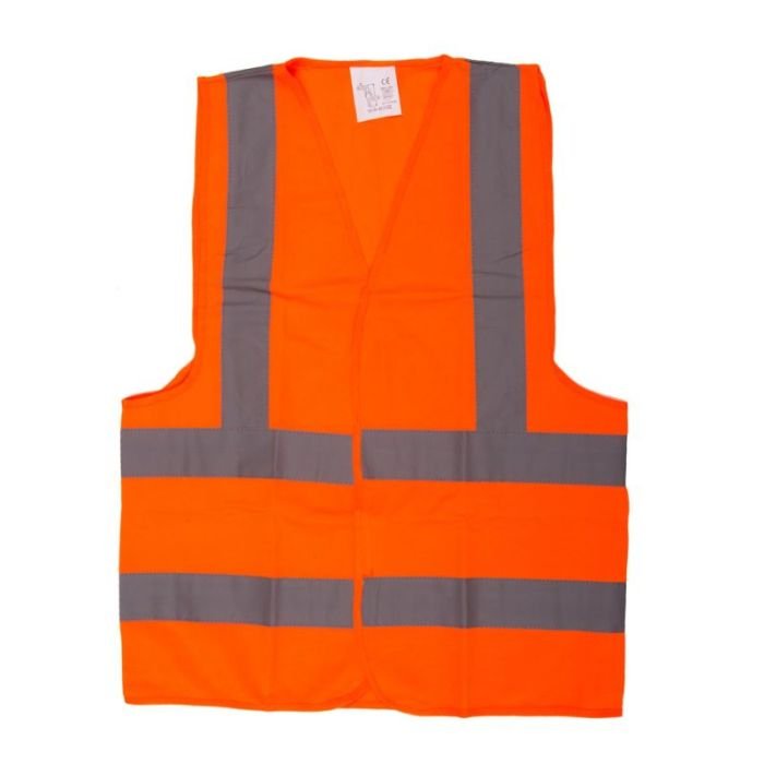 UKEN Safety Jacket Orange – Fabric Type High Visibility Workwear Jacket