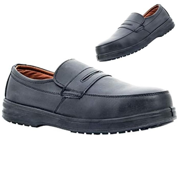 Vaultex Safety Shoes Without Lace VE – Slip-On Industrial Safety Footwear