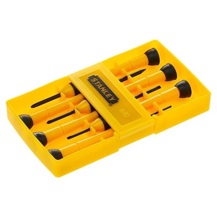 Stanley Bi-Material Precision Screwdriver Set – Professional Micro Screwdriver Kit