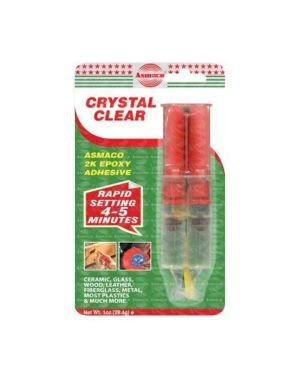 Asmaco Clear Epoxy Syringe Adhesive – Dual Component Strong Bond Epoxy Glue