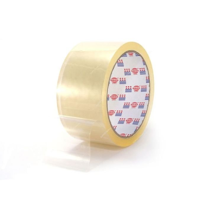 Asmaco Clear Packing Tape 2″ x 50 Yard – Strong Transparent Adhesive Tape for Packaging & Sealing