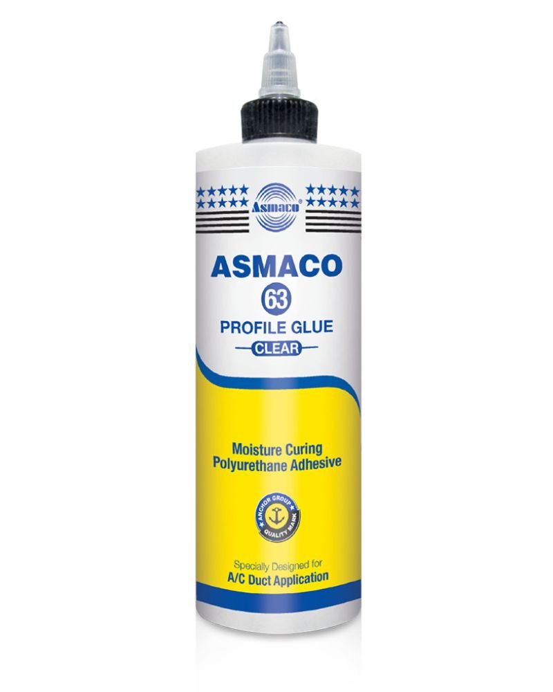Asmaco profile glue 63 530ml clear
